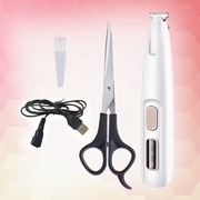 Trymer do psa i kota + grzebień do sierści – zestaw 2w1 – nowy, USB