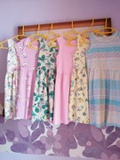 Sukienki letnie roz 134/140 firmówki 6 szt 