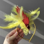 Opaska na głowę kurczaka, strój kurczaka, kostium na bal, kostium kurki