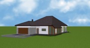 Projekt domu jednorodzinnego parterowego