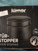 Odbojnik wolnostojący kirner 9 cm czarny