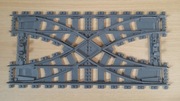 Podwójna zwrotnica pasująca do LEGO, wydruk 3D, 7996