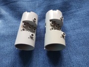 Lego 2x Cylinder technic 3x6x2  jasno szare LBG 30360 z setu 8285