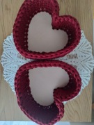 Serce ze sznurka poliestrowego 5mm