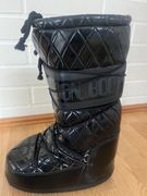 Buty damskie MOON śniegowce czarne rozmiar 39-41