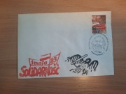 Koperta znaczek całostka Solidarność Stan wojenny  drugi obieg  1 maja 1983