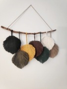 Duża makrama Boho Łapacz Snów Ozdoba 35x38cm