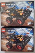 LEGO TECHNIC 42219 Monster Jam Grave Digger ogień i lód, NOWE.