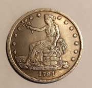 Moneta Trade Dollar 1791