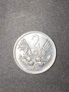 Polska PRL - 2 złote 1974 - JAGODY - bardzo ładna