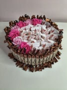 Torcik konafetto słodki prezent dzień babci i dziadka urodziny