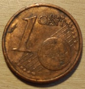 Moneta 1 euro cent WŁOCHY 2002 moneta obiegowa