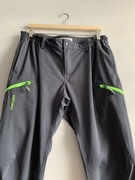 Stormberg szare grafitowe spodnie trekkingowe męskie turystyczne L XL