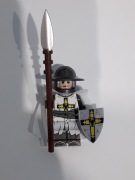 5 Figurek rycerzy krzyżowców - templariuszy kompatybilne z Lego, Cobi