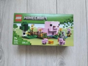 LEGO Minecraft Dom Prosiaczka (21268) - stan idealny