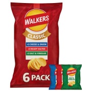 Chipsy angielskie Walkers Mix Różne Variety 6x25g UK