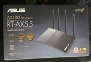 Asus RT-AX55 Router, AiMESH, MESH, AX1800, WiFI6, QoS, 4x1,5 GHz
