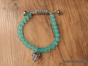 Bransoletka koraliki diament