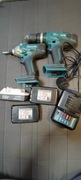 2x Wkrętarka Makita 18v HP457D+TD127D+DC18WAU+3X AKUMULATOR 