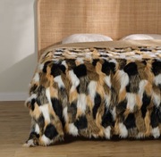 Futrzana narzuta koc nowa home&you