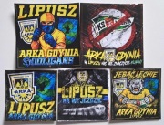 Vlepki ARKA GDYNIA, Cracovia, Lech, KSZO, Gryf Wej, Gwardia Kosz # 109
