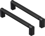 10 sztuk uchwytów do szafek kuchennych 192 mm rozstaw. w kolorze czarny mat