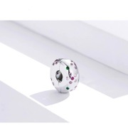 Pandora Charm Moments koralik klips kwiatki cyronie