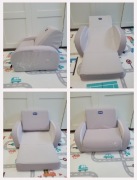 Fotelik Twist 3w1 marki Chicco w odcieniach koloru szarego