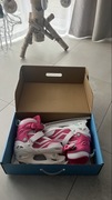 Łyżwy dla dziewczynki, nowe, regulowane, rozmiar 35-38