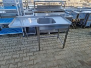 Zlew Gastronomiczny Z Miejscem na Zmywarkę 148/70/90