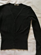 MONNARI sweter/kardigan czarny 95% bawełna r.L/XL