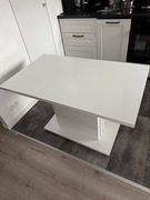 Ławo stół rozkładany biały połysk 