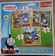 Puzzle Tomek i przyjaciele 3 w 1