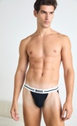 Jockstrap BOSS czarne majtki XL jockstrapy sport siłownia