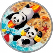 4 Pory Roku Panda 2022 Wiosna i Lato srebro 1+1oz