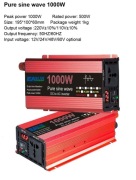 PRZETWORNICA  SAMOCHODOWA 12V na 230V 1000 SINUS
