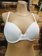 Triumph stanik biustonosz bra gładki biały bras 75D 34D
