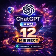 ChatGPT Pro – 12 miesięcy (365 dni) / Na twoje konto