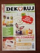 Kram z robótkami dod.specjalny Dekoruj 3/2012 filcowanie, decoupage