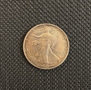 Srebrna moneta Amerykański Orzeł 1 uncja 1991