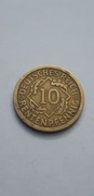 Niemcy Rep. Weimarska rentmarka- 10 fenigów, rentenpfennig 1924 - A
