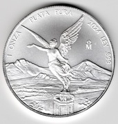 Meksykańska moneta Libertad 2024 - 1uncja srebra