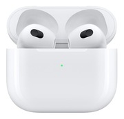 Słuchawki bezprzewodowe, douszne, białe