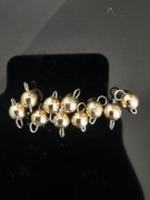 Czeburaszki wolframowe okrągłe złote 1,5g