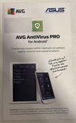 AVG ANTIVIRUS PRO FOR ANDROID ASUS KARTA Z KLUCZEM 
