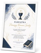 Pamiątka I Komunii Świętej A4 w Ramce