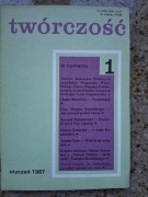 Twórczość nr 494 (1/1987) Hans M. Enzensberger; Matuszewski o Ewie Lipskiej