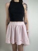 Różowa spódniczka z ozdobnymi ćwiekami rozm. S Ingrosso