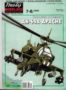 Mały Modelarz 7-8 2003 AH-64A APACHE model 1:33 uszk.