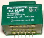 Transformator 9V AC  1.1A TEZ 10,0/D 16009-9982 x5 szt.
